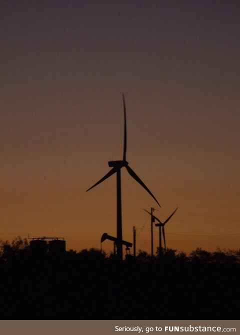 North of Abilene at dawn [OC]