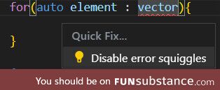 How to fix an error