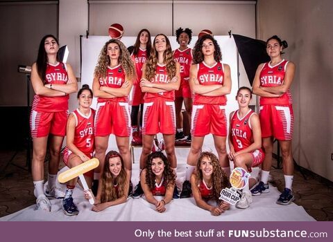 The new Syrian women's basketball team for the Asia Cup 2021