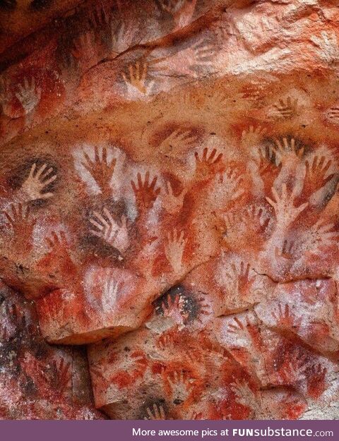 Cave of the hands, canyon of the river, Santa cruz, Argentina TODAY declared a World
