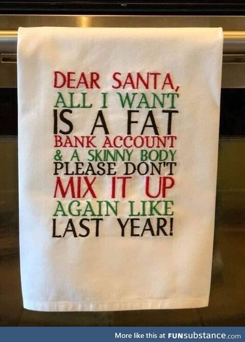 Dear santa!