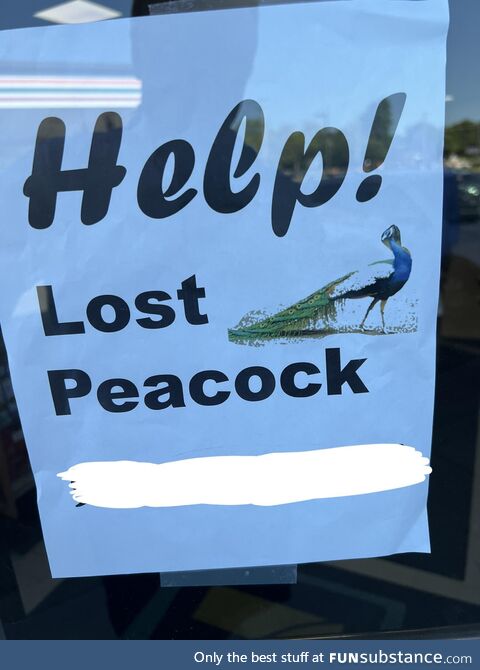 Seen on the door of a 7-11 in Rhode Island. It’s real, the dude legitimately lost his