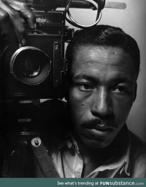 Photographer Gordon Parks, he's directed Shaft and took photos of a segregated America