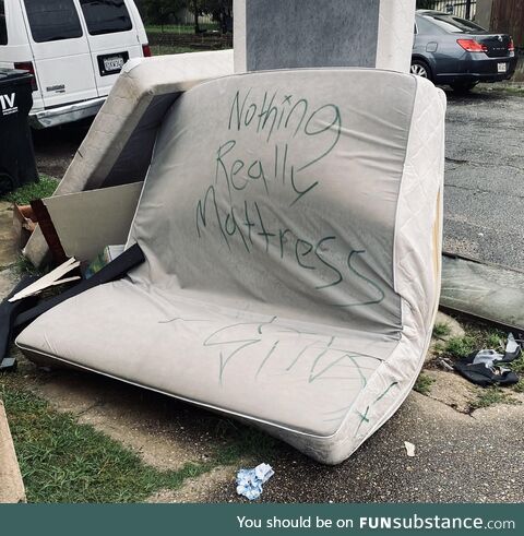 Nothing really mattress