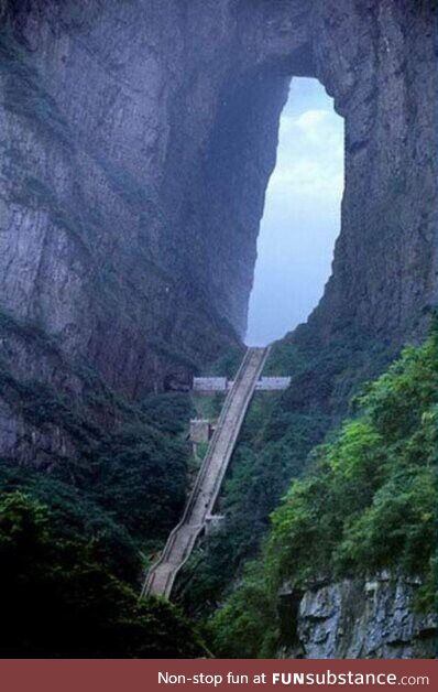 Heaven's Gate Stairs, China