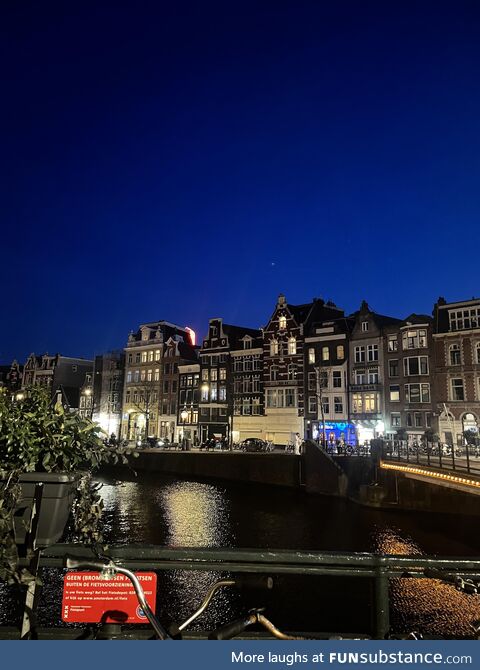 Amsterdam in the evening
