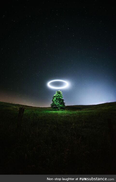 [OC] Was out lightpainting with my drone again