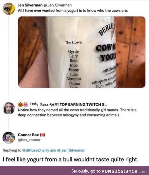 Yoghurt is a social construct