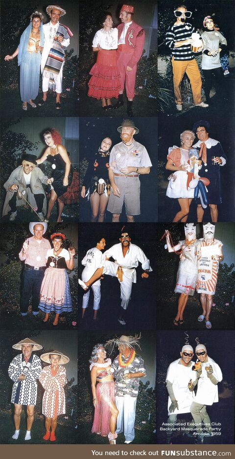 Your grandparents' masquerade party - 1959, arcadia california