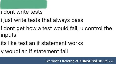 Why write tests? (conversation with friend who works as a software developer)