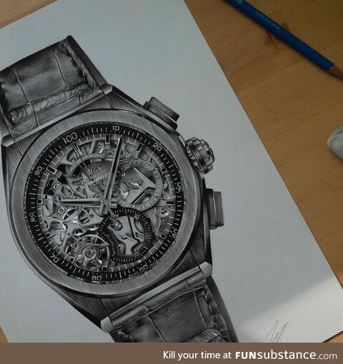 A pencil drawing I completed last year! One of my most detailed illustrations to date