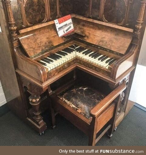 150 year old corner piano