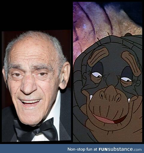Watching The Land Before Time with the kids and spotted Abe Vigoda