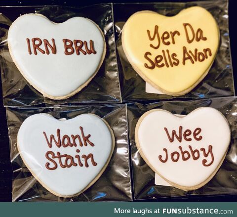 Had my aunt make my Scottish husband some ‘unique’ cookies