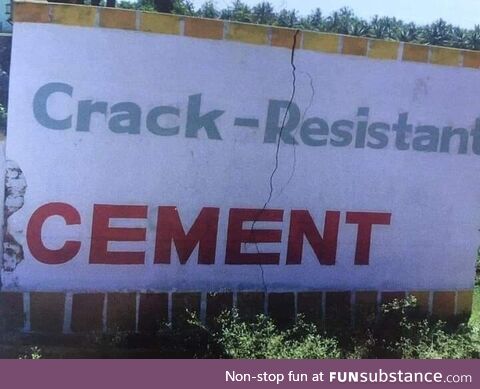 Impressive cement