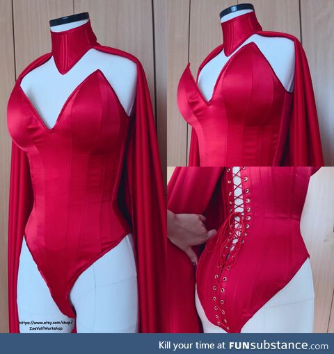 This whole Scarlet Witch costume is done by me, really proud of the way it turned out!