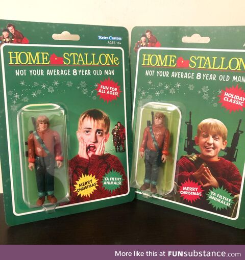 Home Stallone toys from Xmas