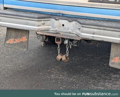 Inoffensive truck nuts