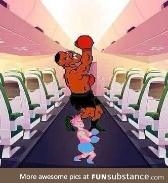 Mike Tyson’s Punch Out: Plane Edition