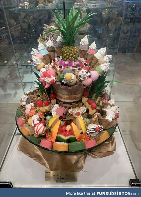 $500 Parfait from this cafe I went to in Kyoto