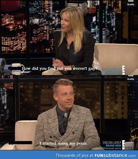 Chelsey handler asked macklemore about his s*xuality