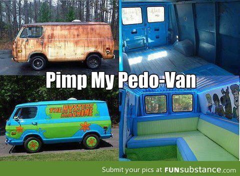 Pimp my p*do-van