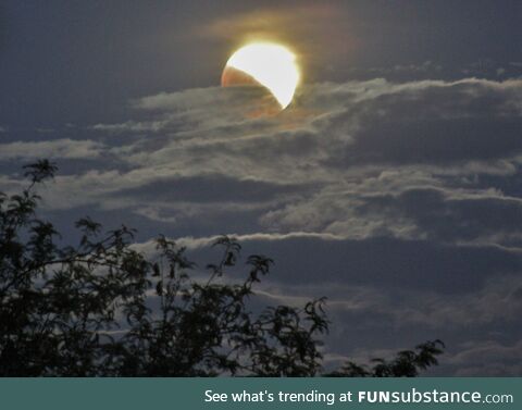 Lunar eclipse from Phoenix, AZ - May 15 2022