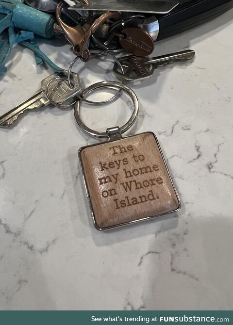 Oh thank god, I found my keys