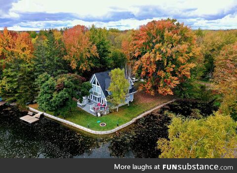 My wife and I designed & built our house in rural Ontario. Sharing how beautiful autumn