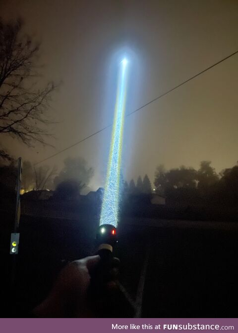 Just trying out my pocket laser