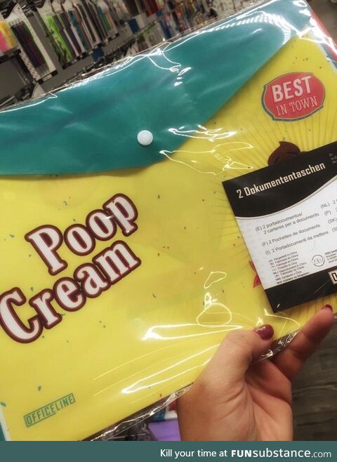 Best poop cream in town…