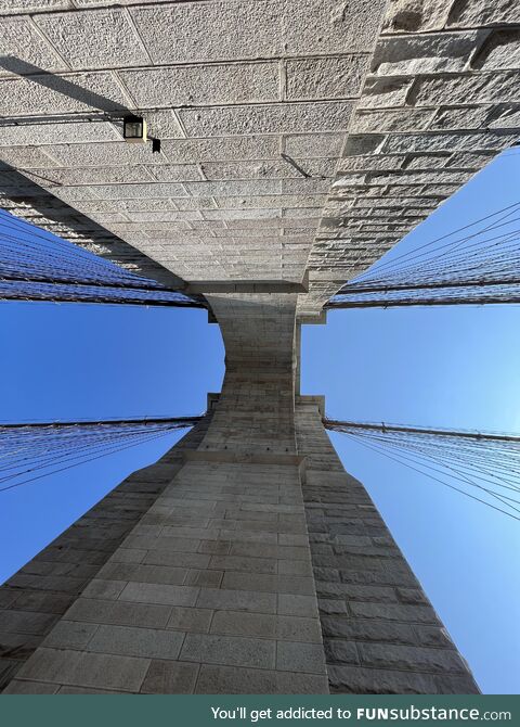 Took a picture of Brooklyn Bridge [OC]
