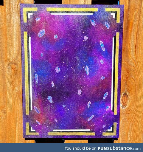 Opened a portal for a friend to paint her magic thru it! I'm excited!