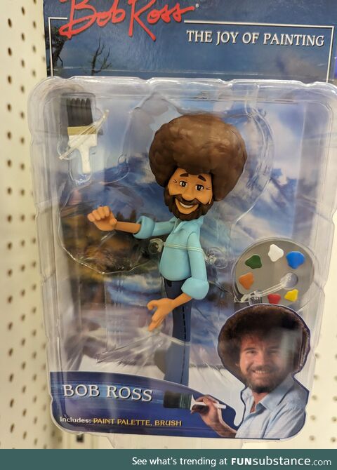 Bob Ross (vs. John Oliver) Action Figure