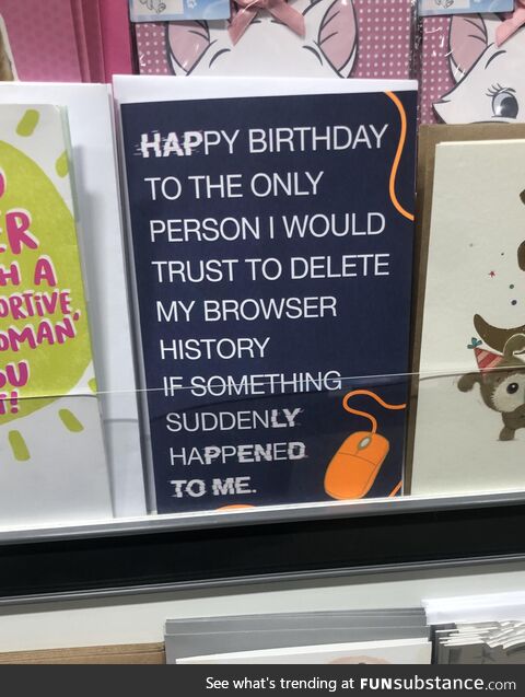 Perfect birthday card