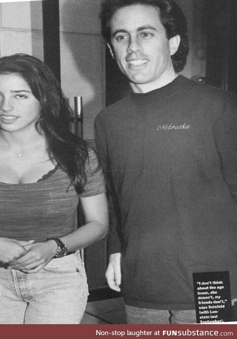 39 year old Seinfeld with his 17 year old girlfriend in 1993