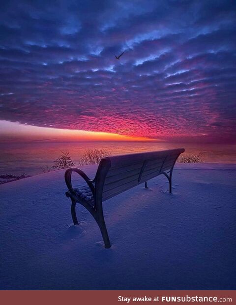 A frosty view on a awesome horizon