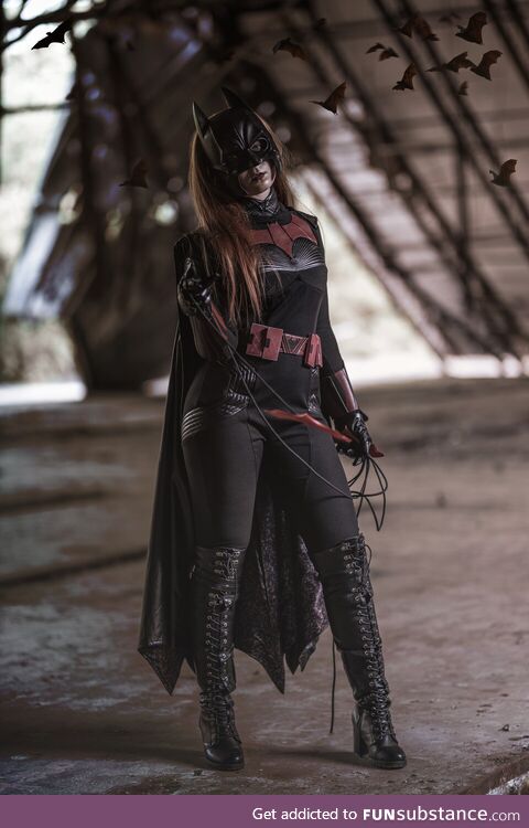 I cosplayed and edited myself as Batwoman