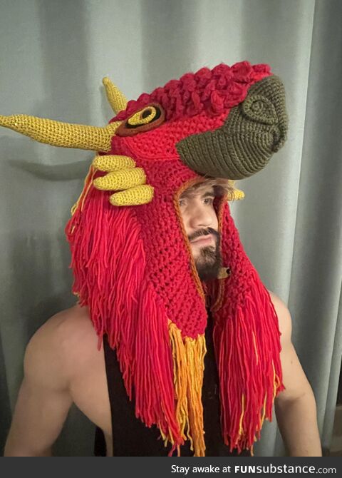 I’ve finally finished writing the pattern for my dragon hats!! Woohooo! It’s been a