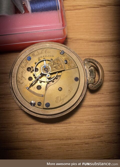 130 year old Elgin pocket watch