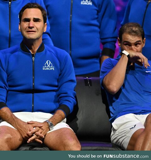 Roger Federer's last match, a picture that will remain immortal