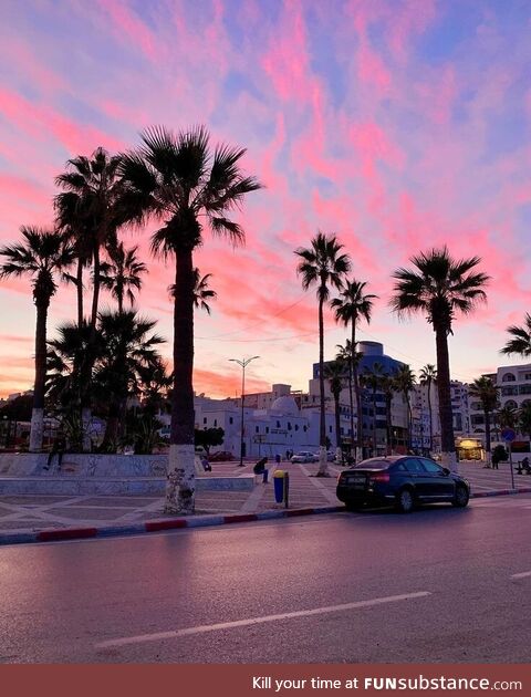 Look at the beauty of the sunset - Tunisia
