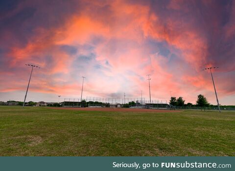 [OC] Took a picture of the softball field