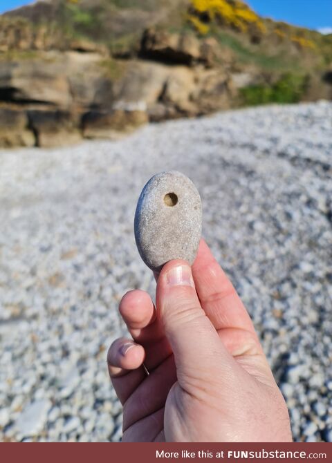 Rock on a Welsh Beach