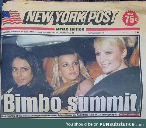 BIMBO SUMMIT: 15 years ago today