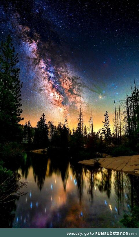 Starry lake