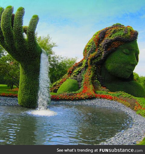 Mother nature fountain
