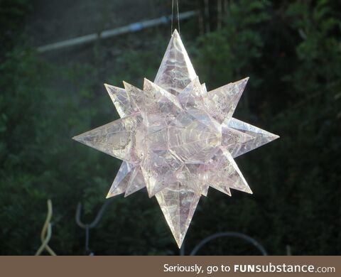 (OC) Hand made, crystal 26 point star