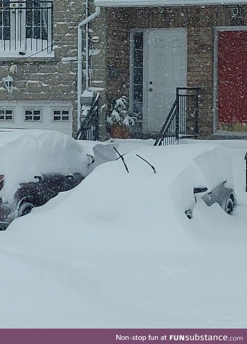 Remember to put your wipers up so they don't freeze