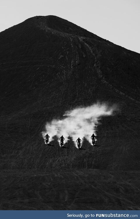 Four Horsemen - A photo I took in the lava fields of Bali